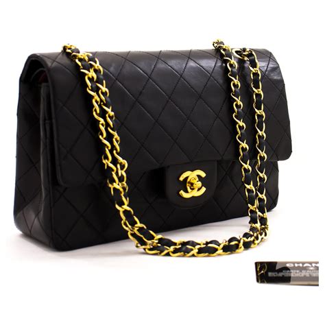 white and black chanel bag|chanel purses black original.